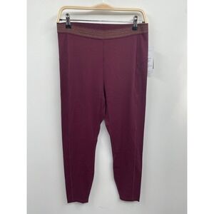 Avia SoftSculpt Fash Leggings Women's XL 16-18 Crushed Plum High-Waited Yoga NWT